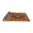 thumbnail image 2 of Ahgly Company Indoor Square Oriental Orange Industrial Area Rugs, 6' Square, 2 of 4