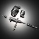 thumbnail image 3 of Aerógrafo KKmoon Profesional Multi-Propósito de Alimentación Lateral de Acción Doble Airbrush Kit Set Control de Aire Ajustable 0.25mm 7cc y 22cc Trigger Spray Gun para Nail Arts Pintura Corporal Maqu KKmoon Aerógrafo, 3 of 7