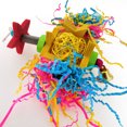 thumbnail image 2 of Bird Chewing Toy Funny Wooden Parrot Shredder Toy Foraging Hanging Toy for Bird, 2 of 10