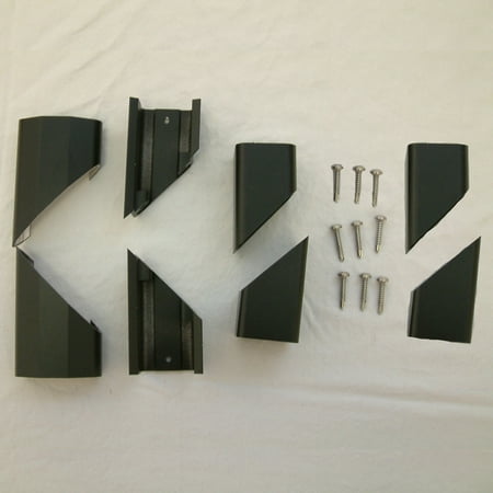 

Ekena Millwork Series 125 45 Degree Bracket Kit in Gloss Clay