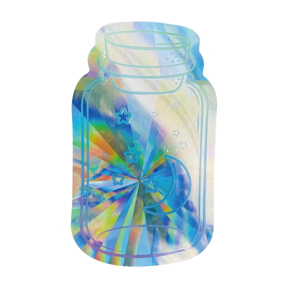 CxhicLuv Sunshine Catcher Window Stickers, Colorful Rainbow Glass Clings for Home Decor, Static Cling No Glue, Reusable Prisms for Sliding Glass Doors, Vibrant Indoor/Outdoor Christmas Decorations