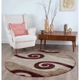 thumbnail image 5 of MDA Rugs Orelsi Red/Beige/Brown Polyester Area Rug 3'9'' X 5'9'' 4' x 6' Rectangle, 5 of 5