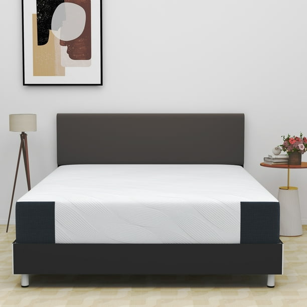 10 Inch Hybrid Mattress,Twin Size Mattress with Gel Memory Foam Sleep