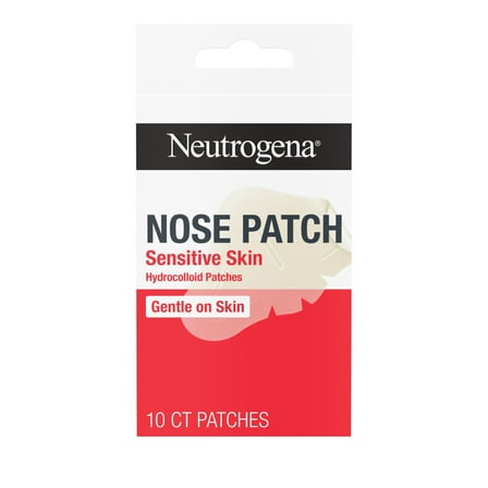 Neutrogena Hydrocolloid Nose Acne Patches for Sensitive Skin, 10 Count