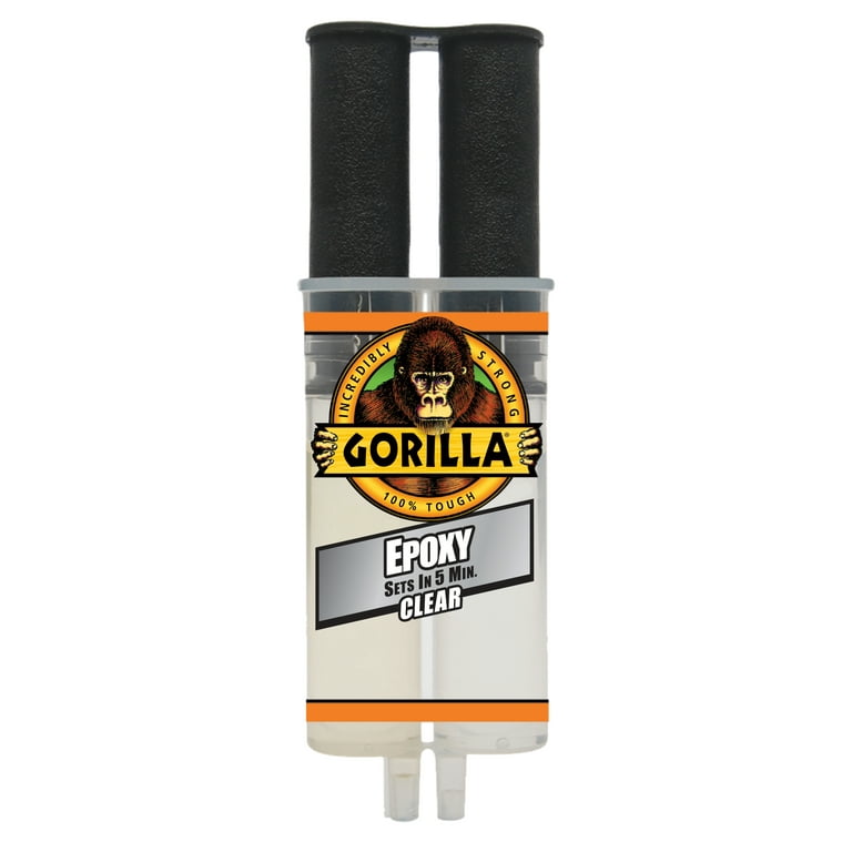 Gorilla Glue Clear Epoxy Syringe, 0.85 Fluid Ounce, Clear Finish 