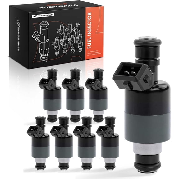 A-Premium Fuel Injectors Compatible with Chevrolet Impala/Camaro/Corvette/Caprice 1994-1996, Commercial Chassis 1994 & Buick Roadmaster/1994-1996 & Pontiac Firebird 1994-1997, V8 5.7L 8-PC Set