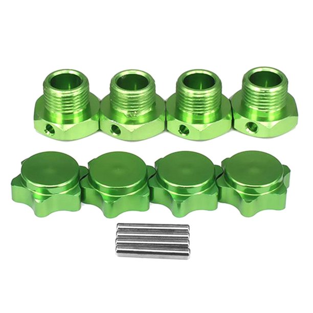 Acoplamiento de metal con tapa antipolvo para Hpi Hsp 94762 9408 1/8 Rc Car Green