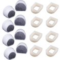thumbnail image 1 of Paquete de 16 prefiltros de espuma y filtro de carbón compatibles con las fuentes PetSafe Drinkwell INOX 360 Avalon Pagoda Seascape y Sedona, filtro para fuente de agua para perros y gatos--, 1 of 5