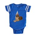thumbnail image 1 of CafePress - Golden Retriever Party - Cute Infant Baby Football Bodysuit, 1 of 1