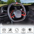 thumbnail image 4 of TINKI Steering Wheel Button Frame Cover Fit for Chevrolet Corvette C8 Stingray 2020-2023, ABS Car Steering Wheel Panel Protection Frame Molding Sticker Trim, 4 of 12