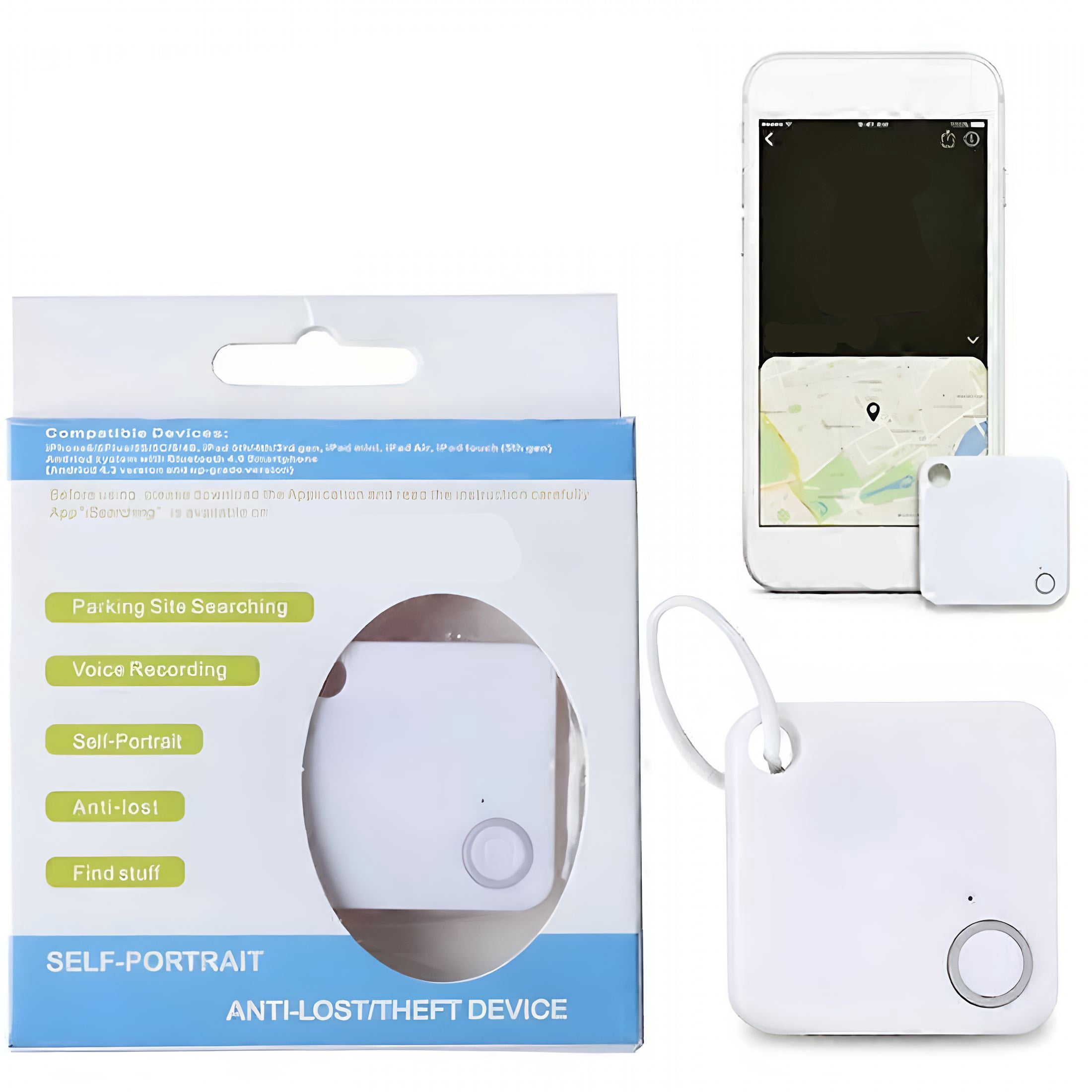 GJX 2026 New Bluetooth-Compatible Tracker Key Finder Locator Anti-Lose Tracking Gps Device Car Gps Tracker Dog Collar Tracker Dog Gps Tracker