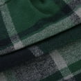 thumbnail image 3 of Men's casual long sleeve shirt lapel button Double side pockets top youth plaid outwear, 3 of 7
