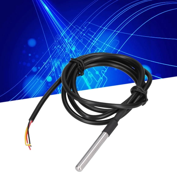 Temperature Probe Sensors, DS18B20 Thermal Wear Resistant ABS Thermocouple Wire for Digital Temp Transmitter for Control Instrument for Pour Maxim Puce 3 mètres