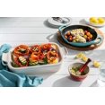 thumbnail image 2 of Le Creuset 2.75 qt. Rectangular Platter Dish with Lid in Oyster, 2 of 5