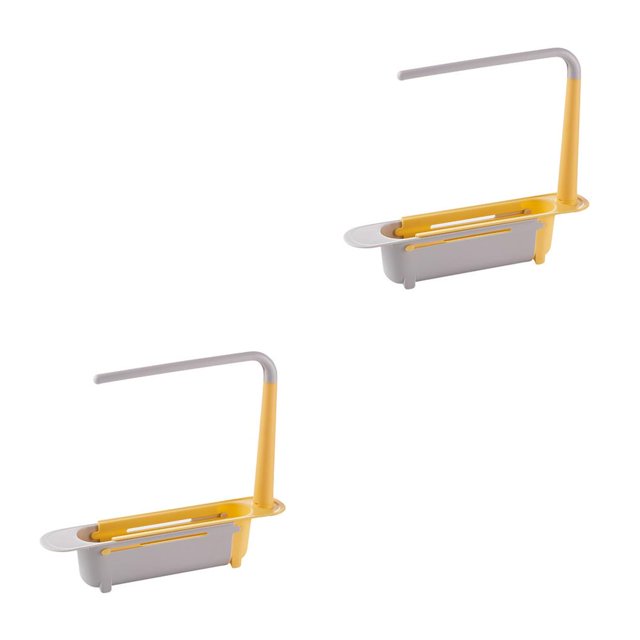 Matsuzay Estante para fregadero de cocina, desagüe de secado telescópico ajustable, cepillo de limpieza para baño, soporte de esponja, accesorios de Type1 NO1 Matsuzay CBP361660