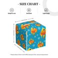thumbnail image 2 of Tissue Box Cover, Bright golden cartoon fish Leather Tissue Box Holder - Tissue Case Facial Paper Organizer for Bathroom, Vanity Countertop, Tabletop, Car, Night Stands,, 2 of 5