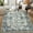 Blue, variant on ShiningLove Runner Rugs 2x6 Washable Indoor Low Pile Floor Mat with Non-Slip Backing Foldable Traditional Carpet for Kitchen Laundry Room Bedroom Entryway Hallway(Beige)