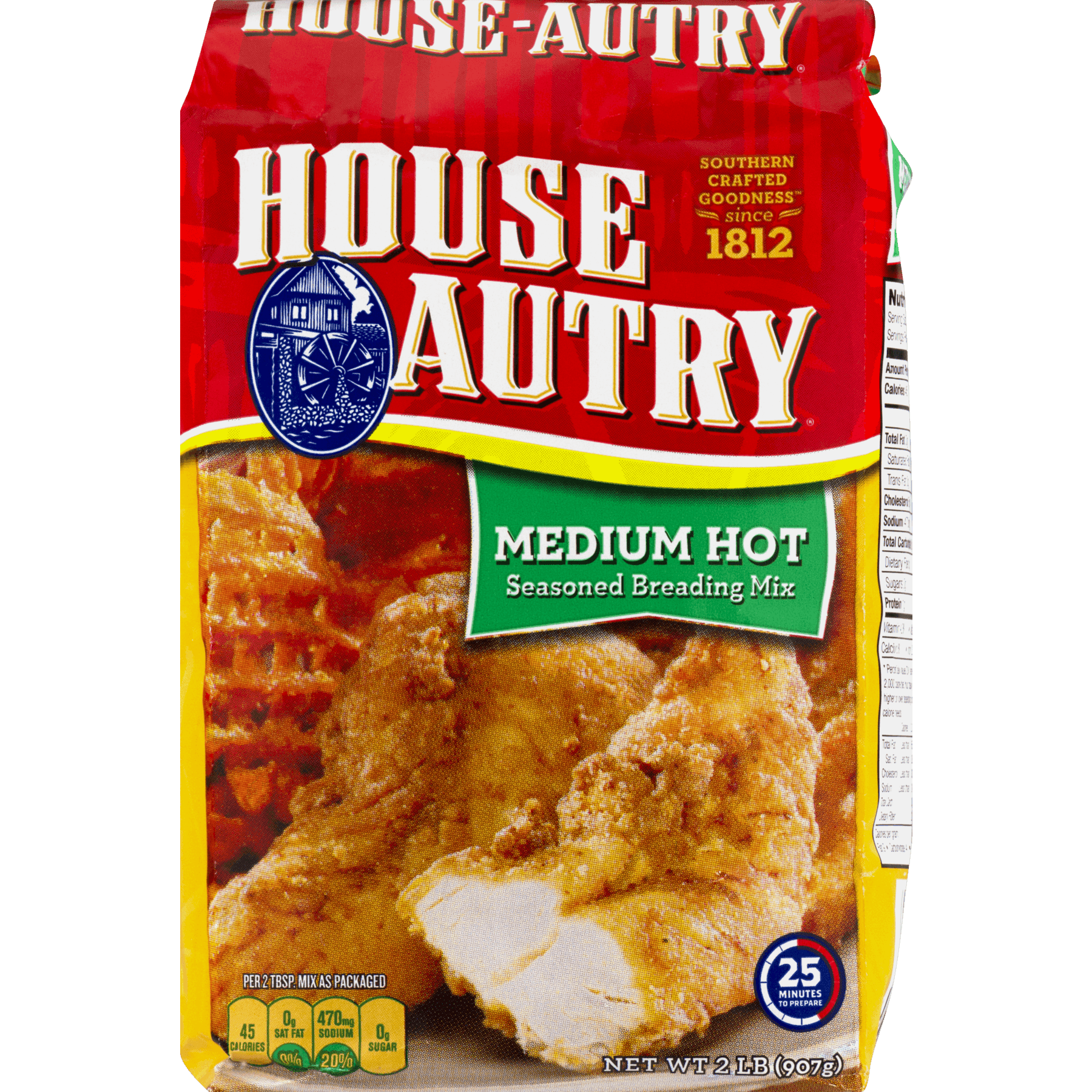House Autry Medium Hot Seasoned Breading Mix 2 Lbs Walmartcom