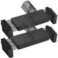 thumbnail image 1 of Perchas para pantalones NORTHERN BROTHERS negras, paquete de 20 con clips, 1 of 8