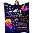 thumbnail image 1 of LHSHID Sister Gifts Blanket Sisters Gifts from Sister Sister Birthday Gift Ideas Birthday Gifts for Sister Gift for Sister Adult Birthday Gifts for Sister from Sister Throw Blanket 30"x40", 1 of 7