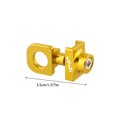 thumbnail image 3 of fastboy Chain Adjuster Tensioner Chains Tightener Waterproof Single Speed Regulator Rustproof Bolts Folding Fixed Gear Gold, 3 of 6