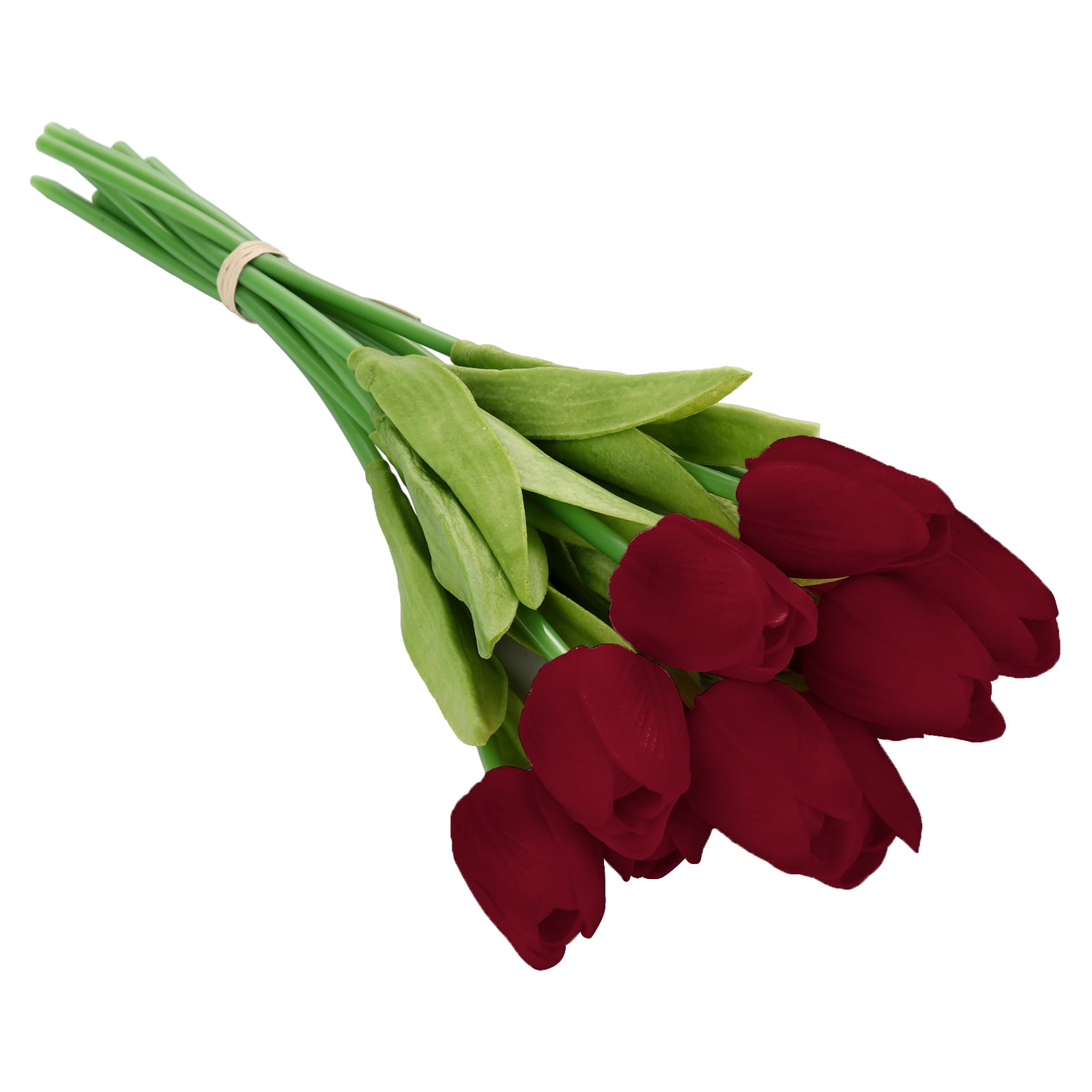 CreativeArrowy 10pcs/Bouquet Artificial Tulip Flowers Long Stem Bouquet