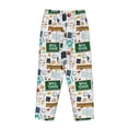 thumbnail image 5 of Xecao Back To School A Women's Straight Lounge Pajama Pants: The Epitome of Relaxed Sleepwear, 5 of 9