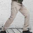 thumbnail image 5 of Pxkloy Mens Tactical Cargo Pants for Men,Men's Flex Ripstop Tactical Pants Lightweight Hiking Outdoor Work Pants with Multi Pockets Water Resistant 2024 Khaki,XXL, 5 of 6