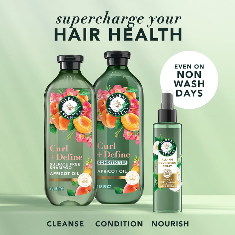 3 pack) Herbal Essences Curl + Define Apricot Sulfate-Free