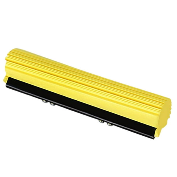 Seitruly Rodillo de esponja para fregonas de suelo, cabezales de repuesto, herramienta de limpieza de absorbente de agua, accesorio reemplazable Cuerpo del baño Amarillo Seitruly CE014330-01