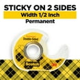 thumbnail image 3 of Scotch Double Sided Tape, Clear, 1/2" x 500", 6 Dispensers, 3 of 13