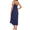 thumbnail image 6 of Taqqpue Plus Size Cotton Nightgowns for Women Long Sleep Dress Soft Sleepwear Tank Dress Women Spaghetti Strap Night Gowns Sleeveless Sleep Shirts, 6 of 8