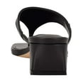 thumbnail image 2 of Calvin Klein Womens Jerell Leather Thong Block Heels, 2 of 3