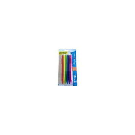Paper Mate Sharpwriter Mechanical Pencil HB 0.7mm Assorted Color Barrels 6 Pack
