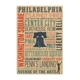 thumbnail image 1 of Philadelphia, Pennsylvania, Typography with Boxer Silhouette Birch Wood Wall Sign (6x9 Rustic Home Decor, Ready to Hang Art), 1 of 3