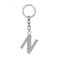 thumbnail image 1 of Up to 65% Off 26 Letters Key Ring Chain Unisex Keychain Fashion New Alphabet Keyring Gift Necklace Rings Earring Jewelry on Clearance, 1 of 1