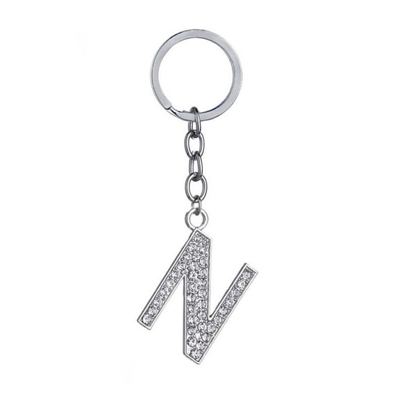 Pisexur Valentines Day Gifts 26 Letters Key Ring Chain Unisex Keychain Fashion New Alphabet Keyring Gift Valentines Day Gifts for Her