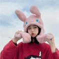 thumbnail image 1 of Sanrio-gorro de peluche de Hello Kitty Kuromi, bufanda de guante, mantiene el calor, gorro de felpa, juguetes bonitos, regalos para niños LIUWENJING unisex, 1 of 2