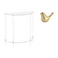 thumbnail image 1 of Mesa Auxiliar De Acrílico Con Figura De Pájaros Dorados, Estatua De Animal Moderna, Mesa Auxiliar Decorativa Para Sala De Estar, Baño, Decoración Del Hogar, Regalos De Inauguración De La, 1 of 8