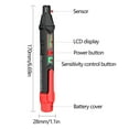 thumbnail image 3 of VBXOAE Handheld Gas Leak Detector with Visual and Audio Alarm-Portable Combustible Gas Detector for Natural Gas,Propane,Butane,and More, 3 of 3