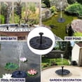 thumbnail image 5 of Sustainable Serenity: Solar BirdBath Fountain With Versatile Application Enhances Your Garden, Pond, Swimming Pool, Fish Tank Decor, Featuring Safety_Perfect Gift, 5 of 5