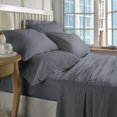 thumbnail image 5 of LCM Home Fashions 300 thread count 100 percent TENCEL  sheets set Charcoal King, 5 of 5