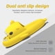 thumbnail image 3 of Sandalia rosyclo Shark Cloud Cute antideslizante amarilla 10-10.5, 3 of 5