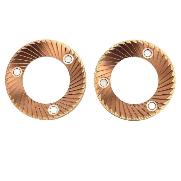 2PCS Coffee Grinder 64mm Titanium Plated Multi Purpose Flat Burr DF64 DF64P DF64E DF64V for Ceado E5P E6P E37J