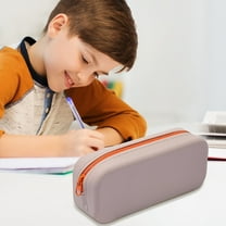 YIMWNYI Soft Zippered Pencil Case, Cute and Stylish Pencil Bag, Durable Stationery Organizer, Portable and Easy to Clean for Office and Travel