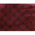thumbnail image 4 of oneOone Georgette Viscose Tissu Tourbillon & Check Ikat Imprimer Tissu à Coudre BTY 42 Pouces de Large, 4 of 4