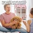 thumbnail image 6 of Teddy Dog Stuffed Animal, 11.02 in Brown Puppy Plush, Cute Fluffy Dog Plush Toys for Birthday Gifts and Room Decor (Brown), 6 of 6