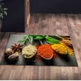thumbnail image 5 of Spices Rug, Dining Room Rugs, Trendy Rugs, Modern Rugs, Accent Rug, Kitchen Rug, Easy To Clean Rug, Non-Slip Carpet, Salon Rug, Large Rug, 2.6'x4' - 80x120 cm, 5 of 5