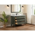 thumbnail image 4 of Legion Furniture WS2518-48-PG 48 in. Pewter Green Finish Solid Wood Sink Vanity, 1 ft. Artificial Stone Top, 4 of 4