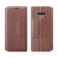 thumbnail image 2 of Samsung Galaxy Note 9 Case, Slim Flip Folio [Kickstand] Pu Leather Wallet Case with ID & Card Slots & Pocket Phone Case Cover for Galaxy Note 9 - Brown, 2 of 5